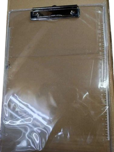 Transparent Exam Pad - 9.5x13.5 Inch, Rectangular Shape | Durable, Ideal for Examination Purpose