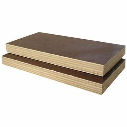 Waterproof Plywood - Customized Size Polished Brown Finish with Plain Pattern for Versatile Furniture Applications