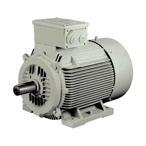 1 HP Three Phase Electric Motor - 0.75 KW 440 Volt 50 Hertz | Yellow and Gray Mechanical Seal Electric Start