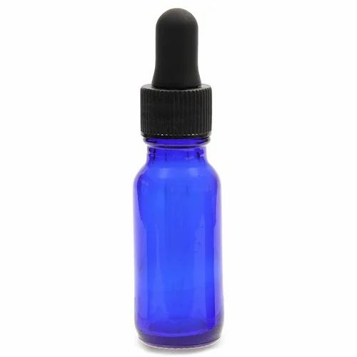 10ml Blue Glass Dropper Bottle