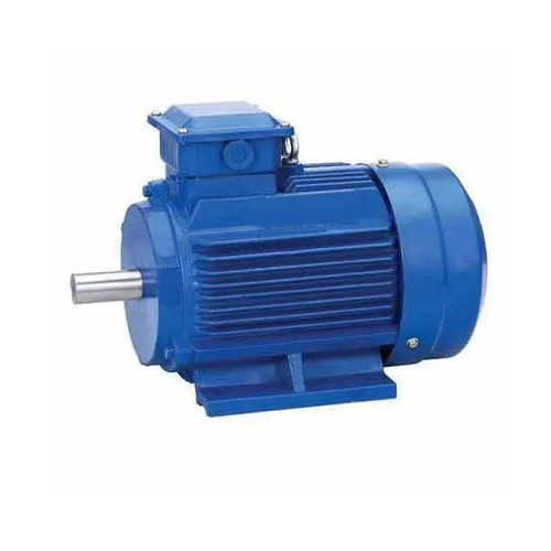 Single Phase Induction Motor - 1 Hp Cast Iron Material Blue Color | Drip-proof Protection Mechanical Sealed Electric Start 230 Volt Voltage