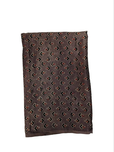200 GSM Floral Brown Mashru Printed Silk Fabric - 100% Silk, Soft Texture, Washable, Shrink-Resistant | Ideal for Textile Industry Applications