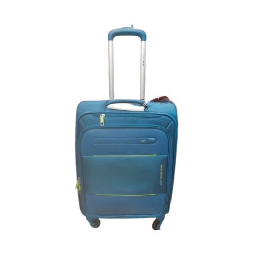 Blue 4 Wheel Trolley Bag