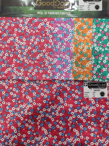 Dull Cotton Fabrics - 100% Cotton, Multi-Color Dull Finish | Washable, Shrink-Resistant, Ideal for Textile Industry Applications