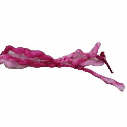 Dyed Acrylic Yarn - Color: White And Pink