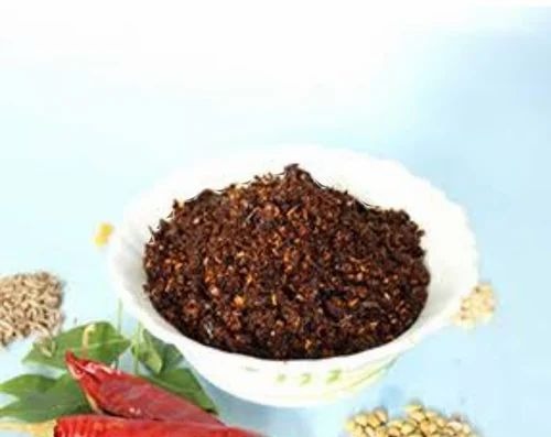Nalla Karam Podi - 1 Kg Vegetarian Spice Blend | No Preservatives Added, Shelf Life of 6 Months, Store in Cool and Dry Place, Brown Color, Grade A