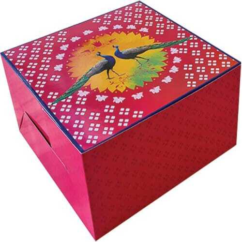 Printed Packaging Box - Paper Material, Square Shape, Matte Finish | Eco-Friendly, Recycled, Various Colors, Simple Design, Lightweight