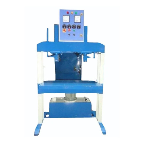 Single Cylinder Brown Paper Plate Making Machine - Color: Blue