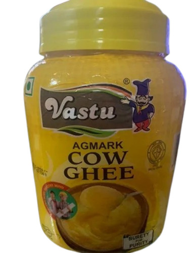 Vastu Cow Ghee - 500 ml Jar, Organic with 99% Purity | Ideal for All Age Groups, 12 Month Shelf Life, Vibrant Yellow Color