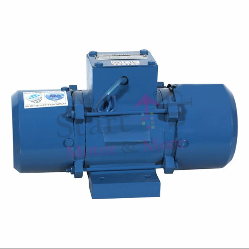 Vibrator Motor - 1.1 KW, 2-Pole, Electric Start | Blue Color, Drip-Proof Protection, Mechanical Seal, Three Phase, 240/440 Volt