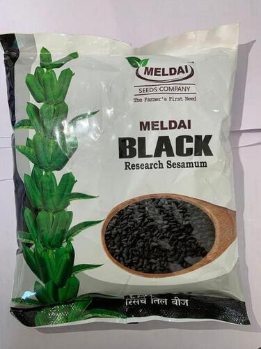 Black Sesame Seeds - Organic, Natural, Highly Pure, 7-Month Shelf Life | Black Color, Hybrid Variety, Ideal for Farming Applications
