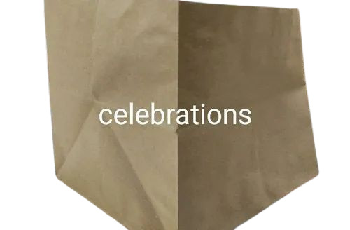 Cake Packaging Box - Kraft Paper | 1 Kg Handled Bag, Brown Color