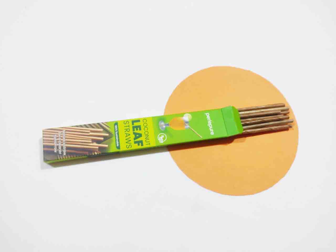 Coconut Leaf Biodegradable Eco-Friendly & Sustainable Drinking Straws
