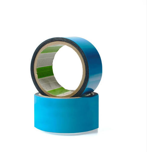 Foam Tapes - Foam Material, Various Sizes, Blue Color | Single-Sided Rubber Adhesive, Plain Pattern, Tested for Quality