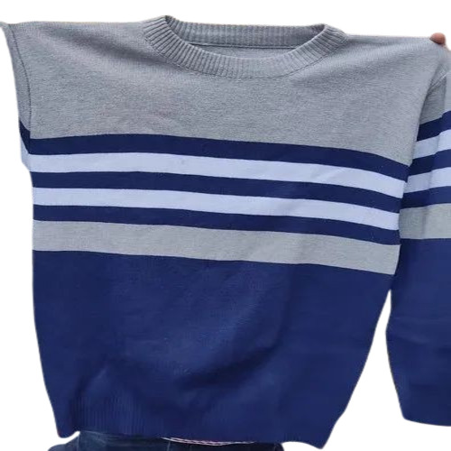 Men Sweatshirt - Cotton Material, Available in S, M, L Sizes | Full Sleeves, Round Neck, Multicolor Attractive Design