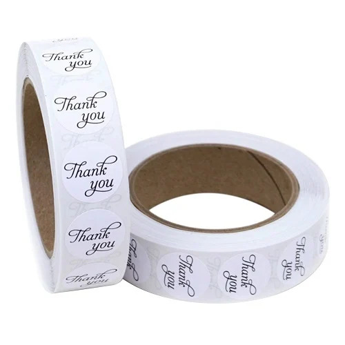 Printed Paper Label Rolls - Color: All