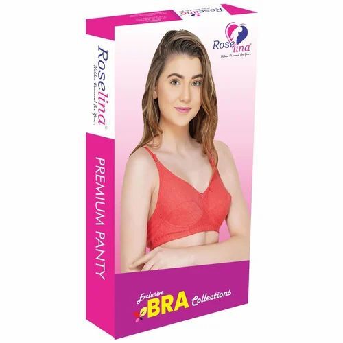 Undergarments Packaging Box - Fully Recycled 320 GSM Rectangular, 7.5x12x2 Inches Size, Multi Color, Gloss Varnish Finish