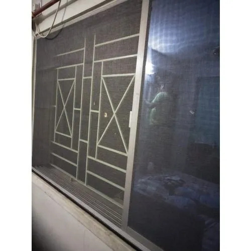 Window Mosquito Net - Aluminium Material, Rectangular Shape, Silver Color | Durable, Tear-Resistant, Easy to Install, UV-Resistant, Washable, Customizable