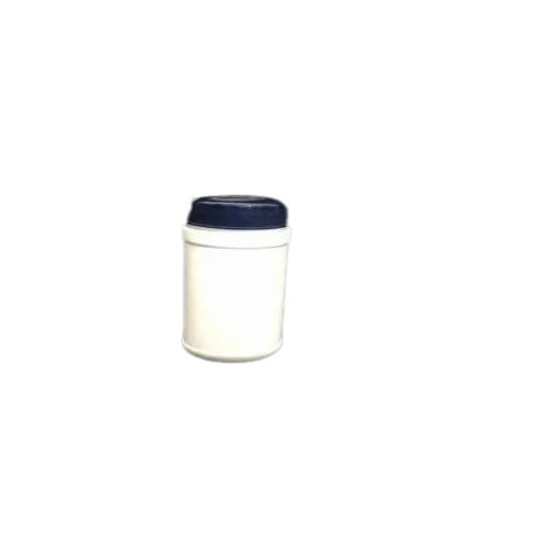 HDPE Health and Wellness Jar - 350ml Capacity, Transparent Design with Blue Screw Cap