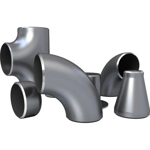 Butt Weld Pipe Fittings - Aluminum, Round Shape, Silver Color | Durable, Fine Finished, Copper Coated, Welding Connection