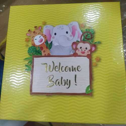 Cake Packaging Box - Paper, Various Sizes, Square Shape, Attractive Yellow Color | Spacious Design, Quality Tested for Food Use