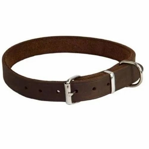 Dog Plain Leather Collar - Leather Medium Size Multiple Colors | Skin Friendly Material Designed for Pet Comfort
