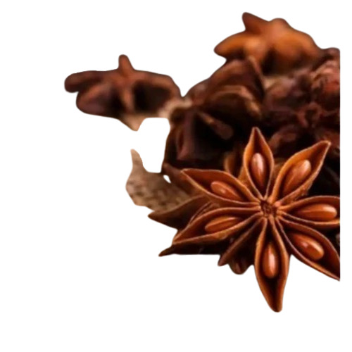Dried Star Anise - Whole Raw Spice | Grade A Brown Color Long Shelf Life of 12 Months Ideal for Cooking
