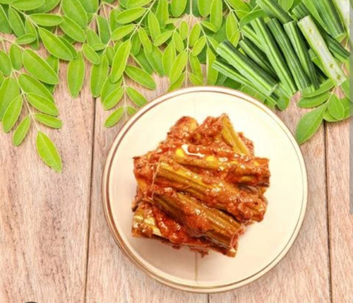 Drumstick Vegetable Pickle - Drumstick Flavor, Salty & Sour Taste | Highly Delicious, Oil-Preserved Pickle