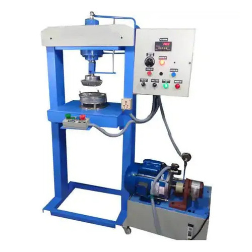 Hydraulic Paper Plate Machine - Mild Steel, Max Plate Size 4" to 18", Capacity 2000-5000 pc/hr, Automatic Grade | Multicolour Finish, 220 Volt Supply, Human Machine Interface Control