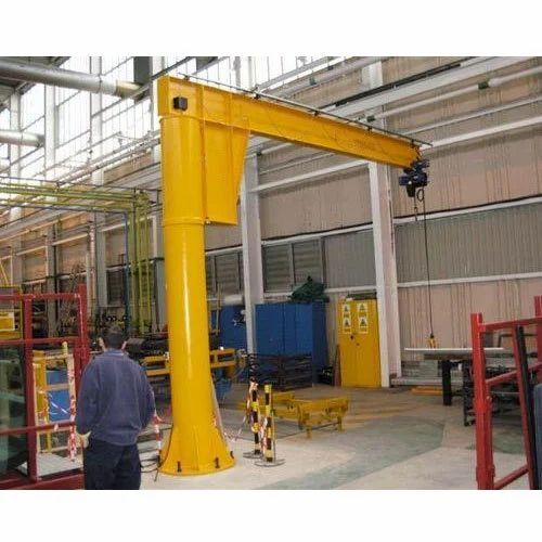 Motorized Jib Crane - Color: Yellow