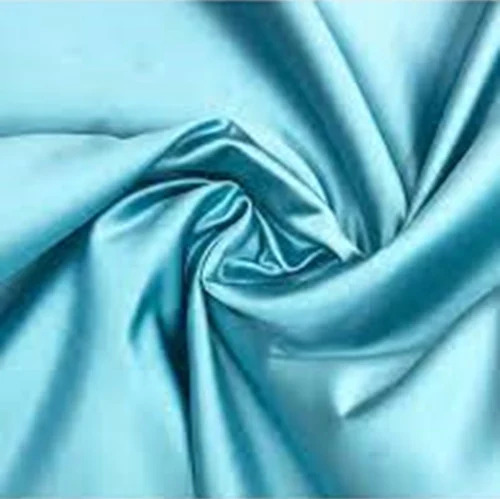 Plain Satin Shirting Fabric - 100% Satin, Multi-Color, Washable, Shrink Resistant, Plain Texture, Ideal for Textile Industry