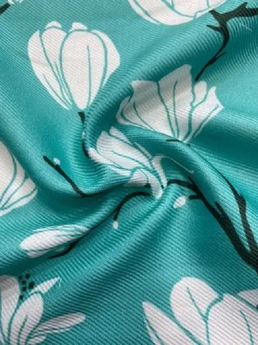Polyester Twill Digital Printed Fabric - 100% Polyester , Washable, Shrink-Resistant, Printed Pattern for Textile Industry Use