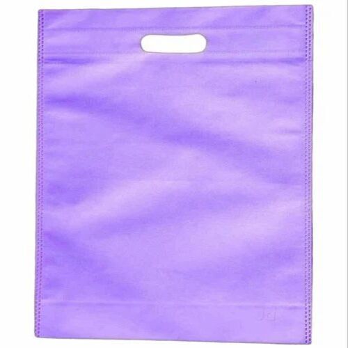 Purple Non Woven D Cut Bag - Non Woven, Purple, 5kg Capacity, 5mm Thick | Durable, Reusable, Lightweight, Eco-Friendly