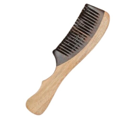 Rosewood Premium Comb - Solid Brown, Lightweight Design for Easy Handling and Good Gripping