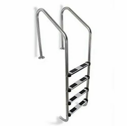 Swimming Pool Ladder Skimmer - Color: Silver