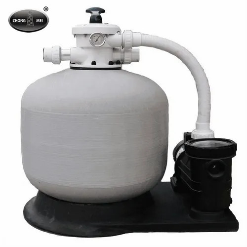 Swimming Pool Sand Filter - Color: White And Blacl