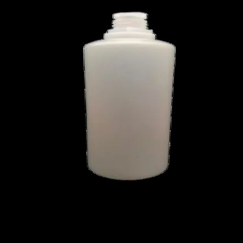 White HDPE Bottle - 500 Ml Round Design | Multicolor, Customizable Size, Fine Finish for Chemical Storage