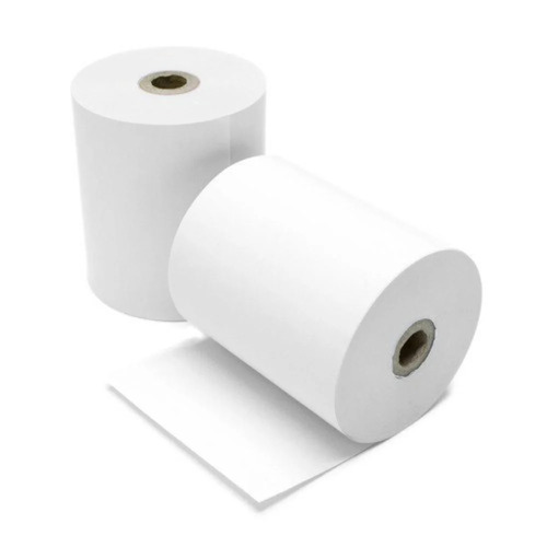 White Thermal Paper Rolls - Customized Size, Various Thickness Options | Timely Delivery, Quality Tested on Multiple Standards