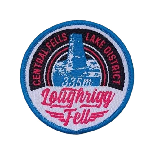 Printed Garment Patches - Woven Material, 2x2 Inch Size, Multicolor Design | Soft Ultrasonic Cut, Printed Pattern for Garment Use