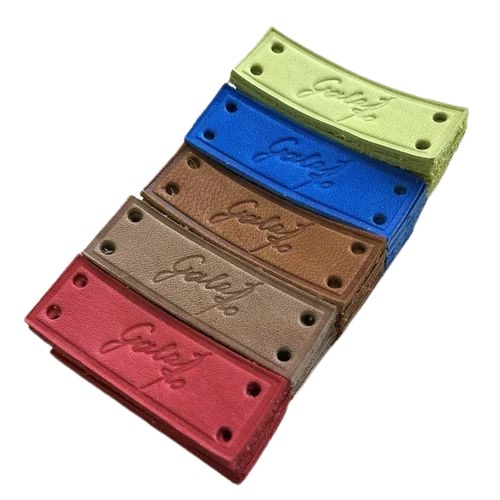 Custom Leather Label - Multi Color Leather, Perfect for Garment Use and Customization