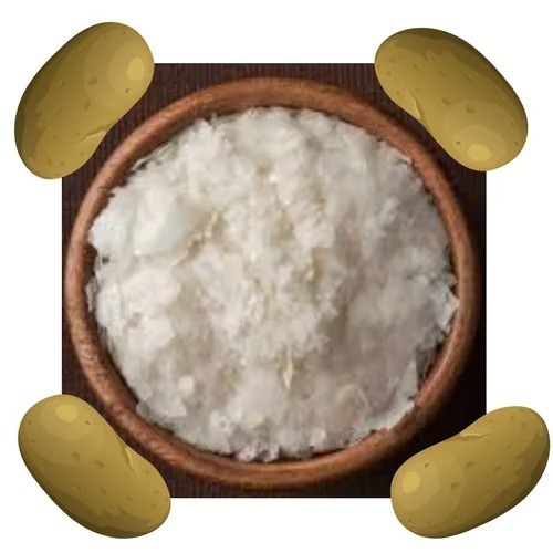 Dehydrated Potato Flakes - Natural, Dried Chopped Form | Sunlight Dried, 12-Month Shelf Life, Ideal for Cooking