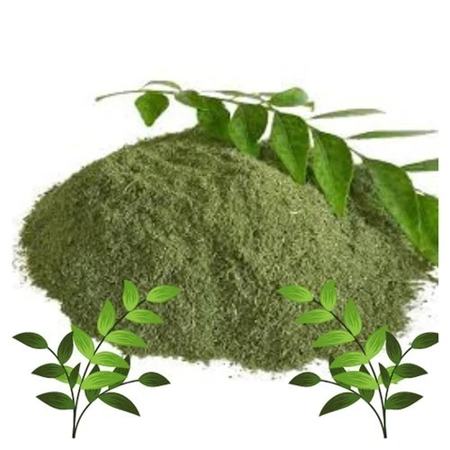 Dry Curry Leaves Powder - Green Food Grade Natural Dried Form | 12 Months Shelf Life Store in Cool and Dry Place