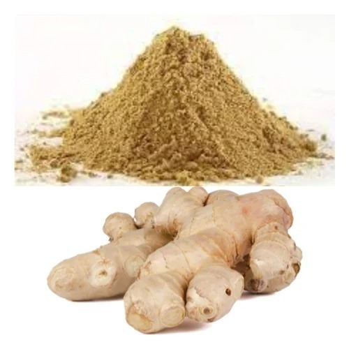 Dry Ginger Powder - Natural, Brown Color, Food Grade, Powdered Form | 12 Months Shelf Life, Store in a Cool and Dry Place