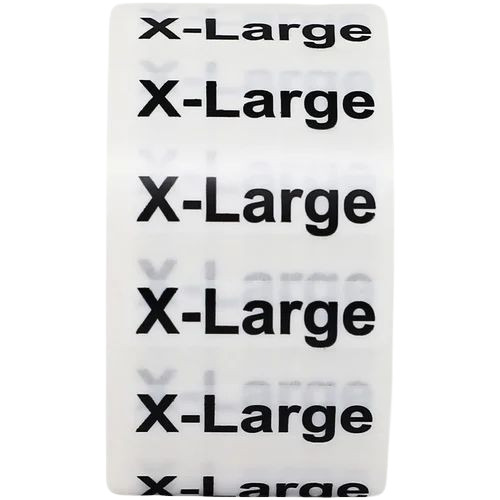 Garment Labels Stickers - Embossed PU Material, Multicolor, Washable, 1-2 mm Thickness | Ideal for Garment Applications