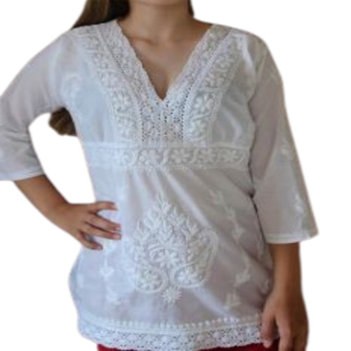 Ladies Cotton Kurti - Stitched Design, Customized Size, Multicolor, Machine Wash | Attractive Look for Adults