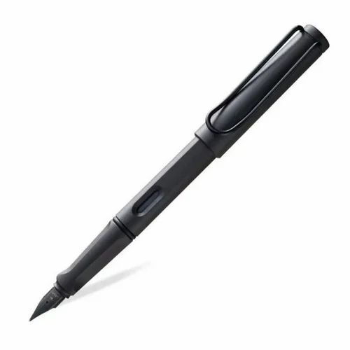 Lamy Safari 017 Fountain Pen Fine Matte Black With Black Plated Clip