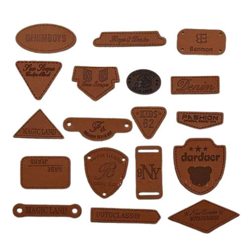 Leather Patches - Leather Material, Customized Design, Brown Color | Suitable for Pants, Made for Enhanced Style and Comfort