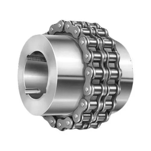 Metal Chain Coupling - Color: Silber