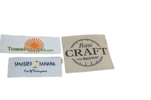 Printed Garment Labels - Polyester, Rectangular, Multicolor | Ideal for Garment Tagging and Branding Solutions