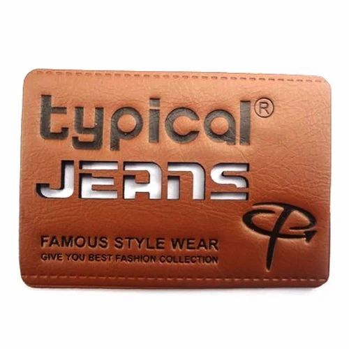 Pu Leather Patch - Brown Leather For Jeans | Versatile Design, Ideal for Customization and Creative Fashion Applications